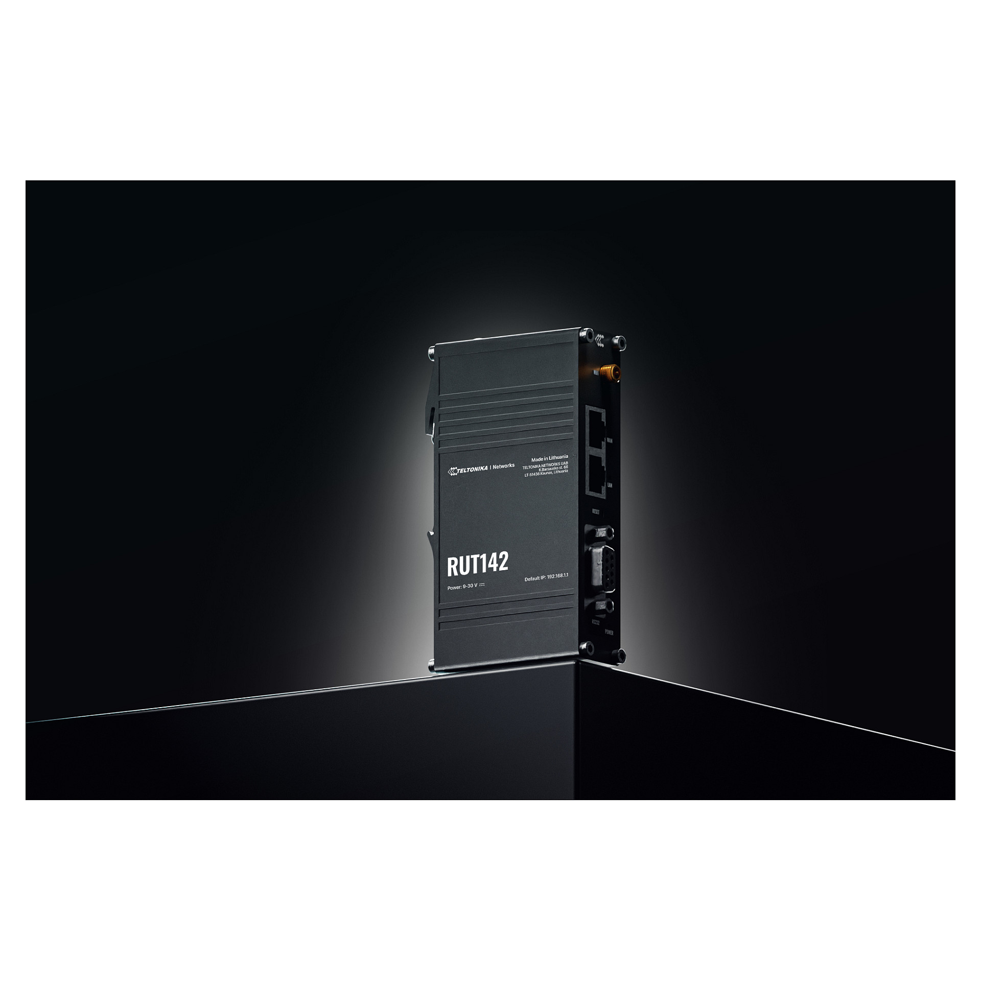 Teltonika RUT142 industrijski router (WiFi 4, 2x LAN, RS232, PoE, IP30)-6