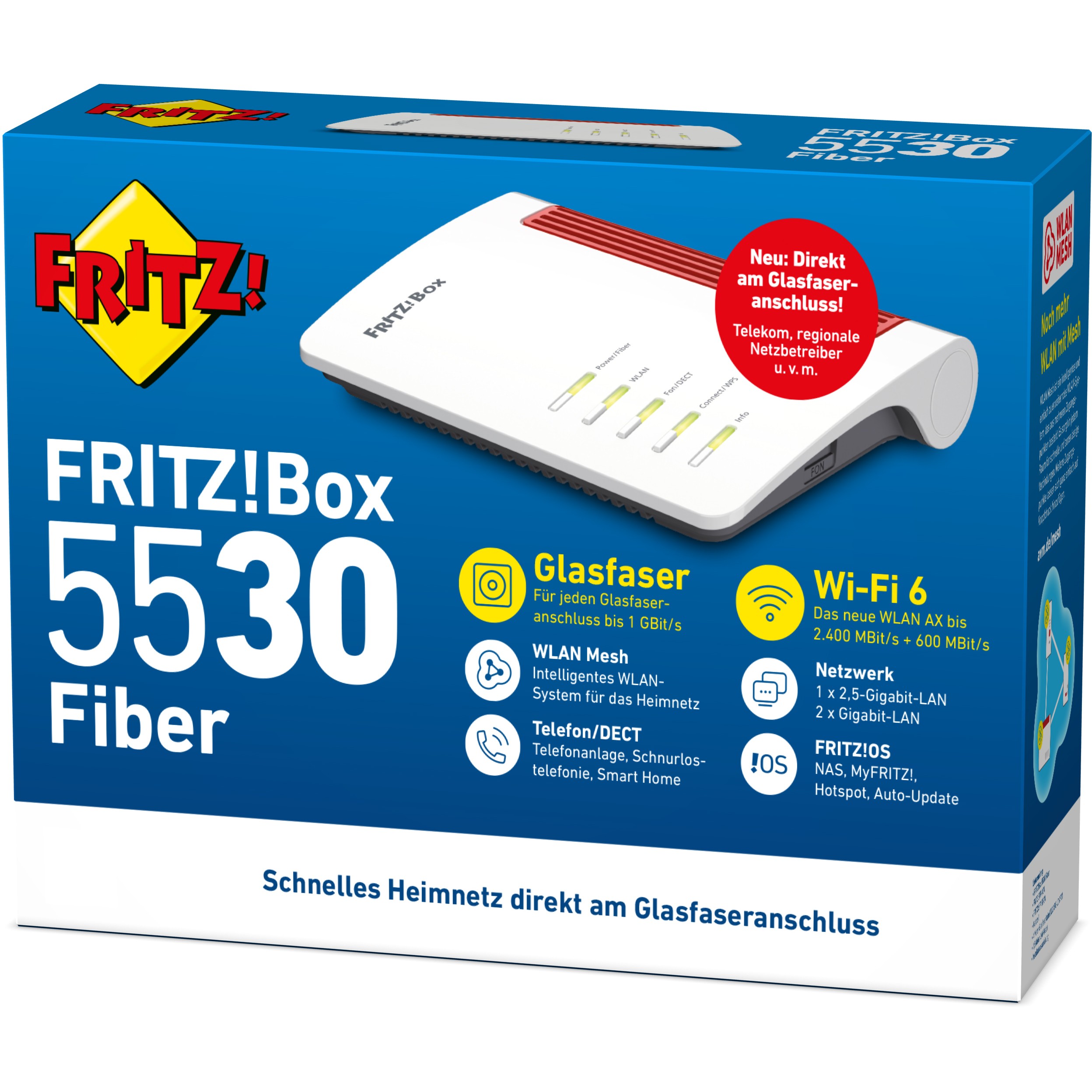Bežični router FRITZ!BOX 5530 (Gigabit Ethernet, Dual-band 2.4 GHz / 5 GHz, Bijeli)-6