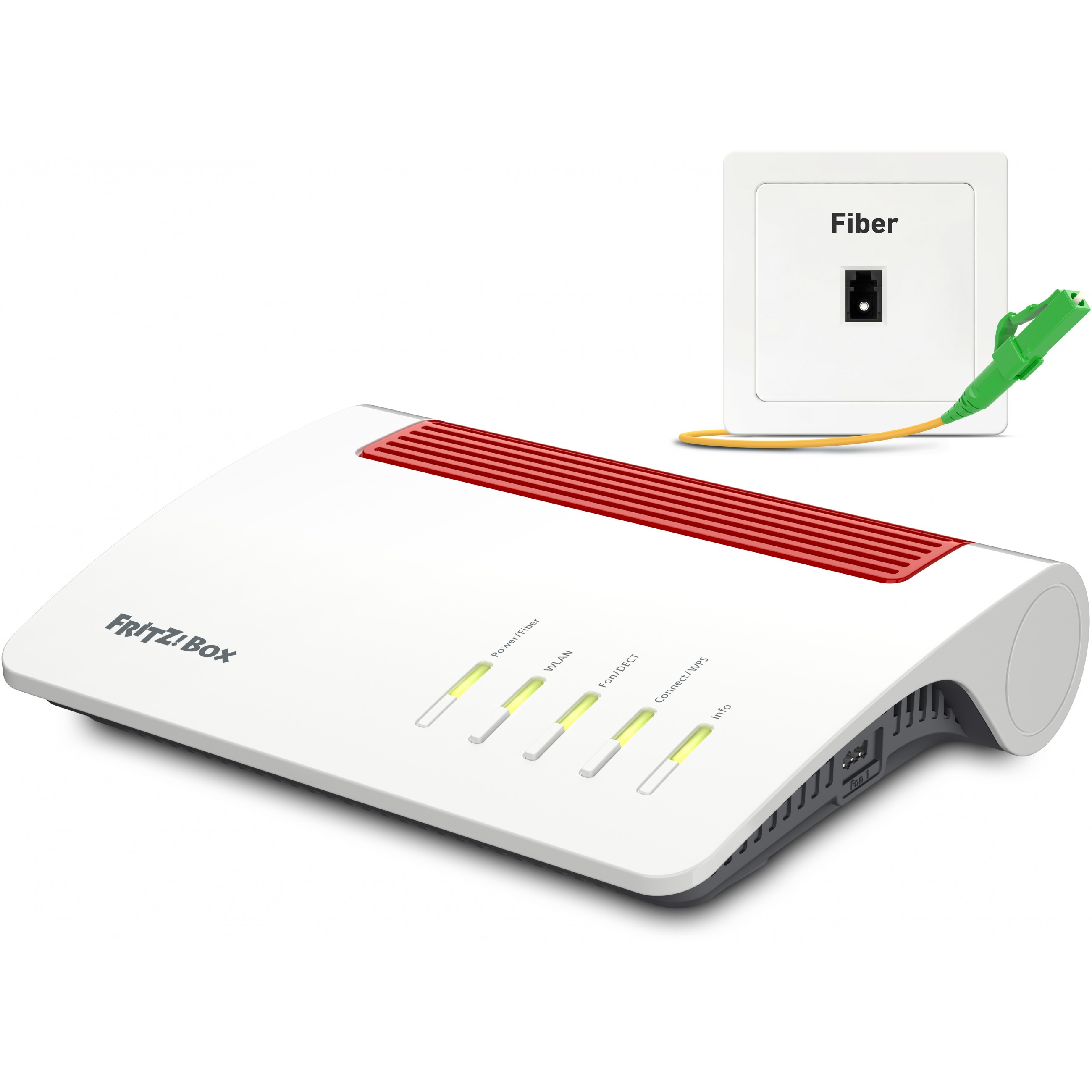 Bežični router FRITZ!BOX 5590 Fiber (Gigabit Ethernet, Dual-band 2.4 GHz / 5 GHz, Bijeli)