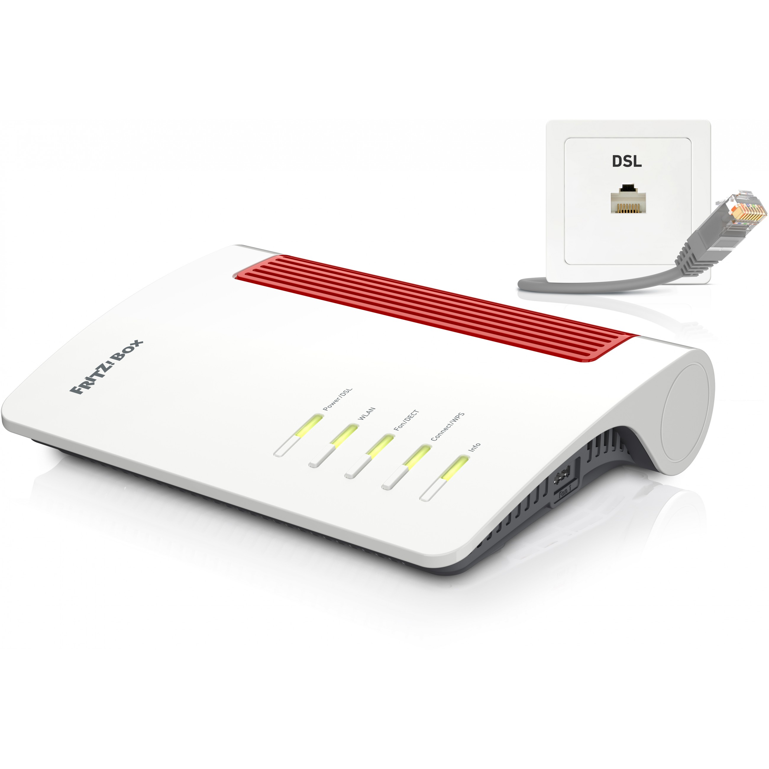 Router AVM FRITZ!Box 7690 bežični 2.5 Gigabit Ethernet Dual-band (2.4 GHz / 5 GHz) bijeli