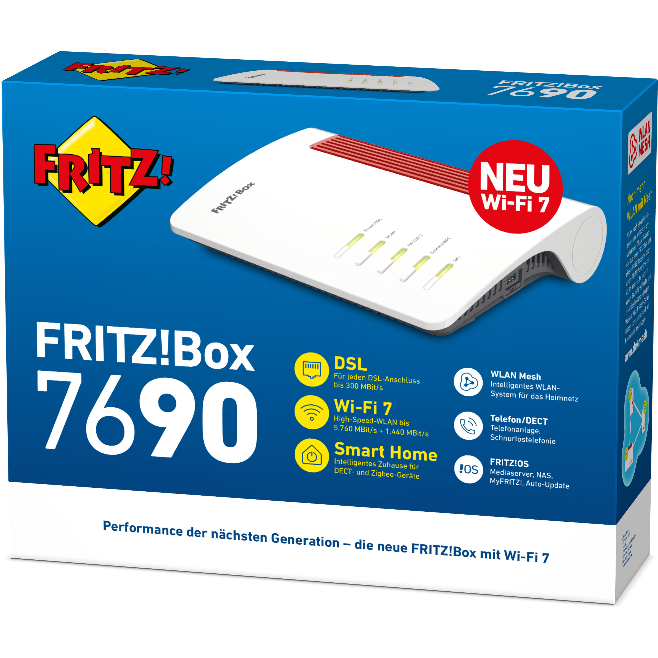 Router AVM FRITZ!Box 7690 bežični 2.5 Gigabit Ethernet Dual-band (2.4 GHz / 5 GHz) bijeli-5