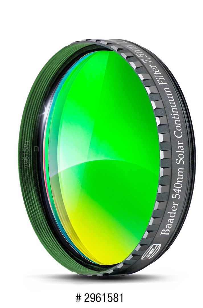 Filter Baader Planetarium Solar Continuum 7.5nm 2"