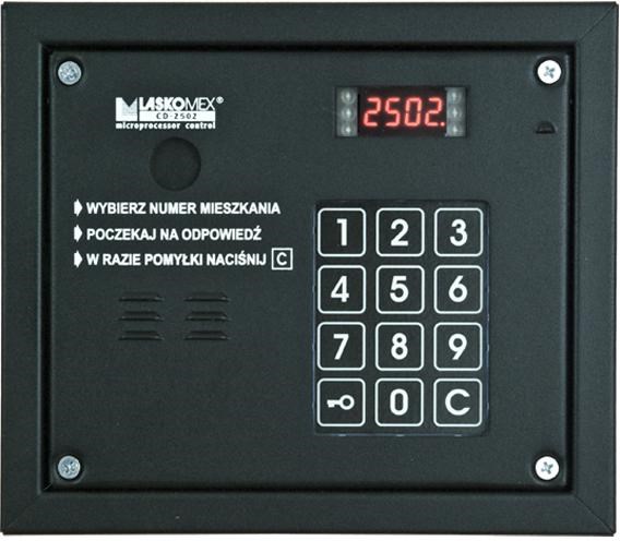Audio panel s čitačem RFID ključeva LASKOMEX CP-2503R (crna)-0