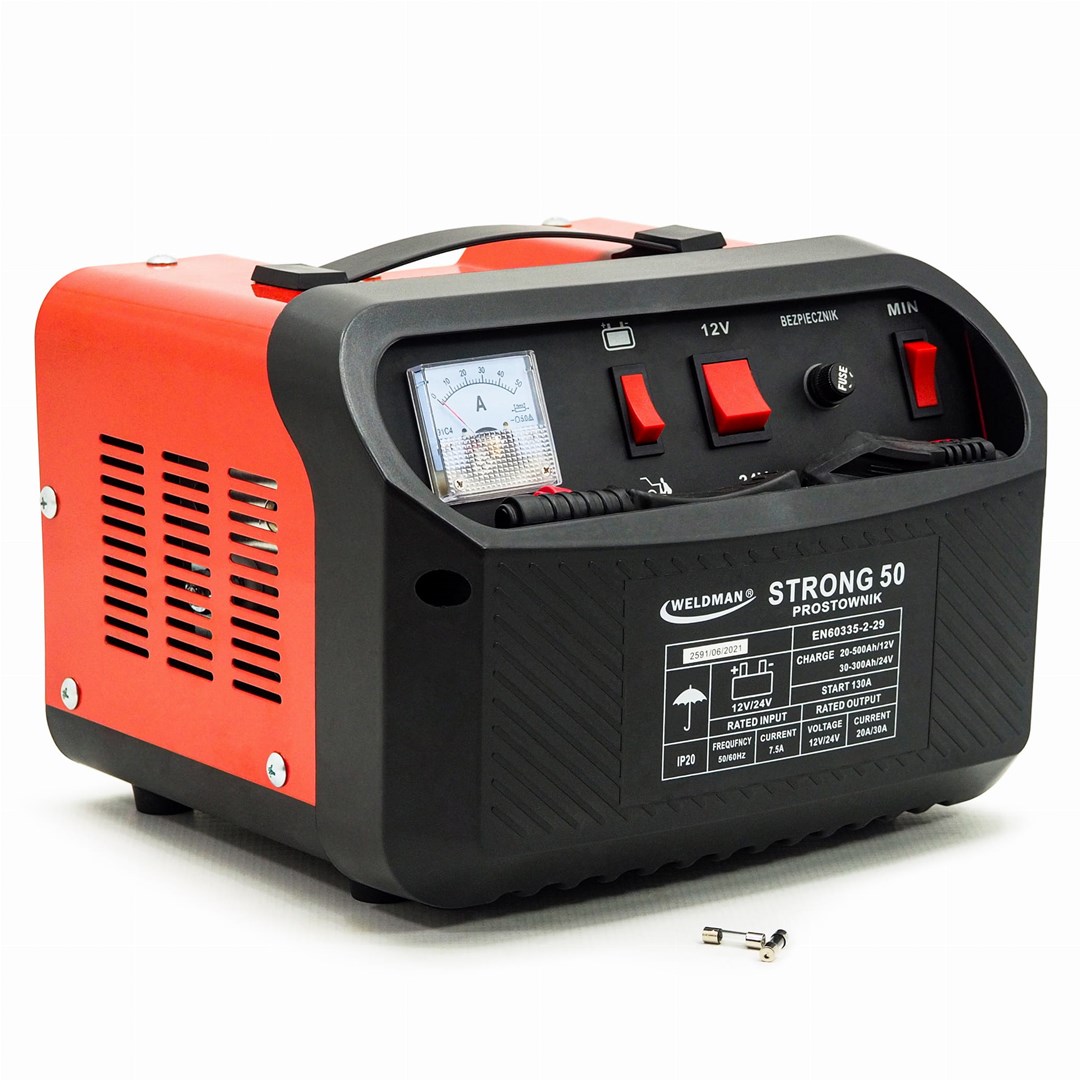 Punjač akumulatora sa starterom WELDMAN STRONG 50 (12V/24V, 360A)