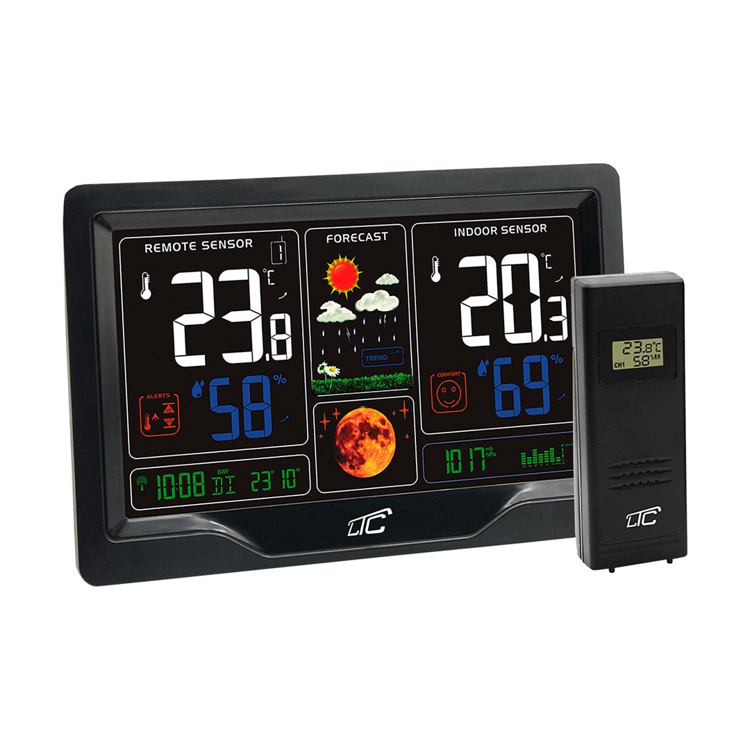 Weather station with color high black LXSTP09C-0
