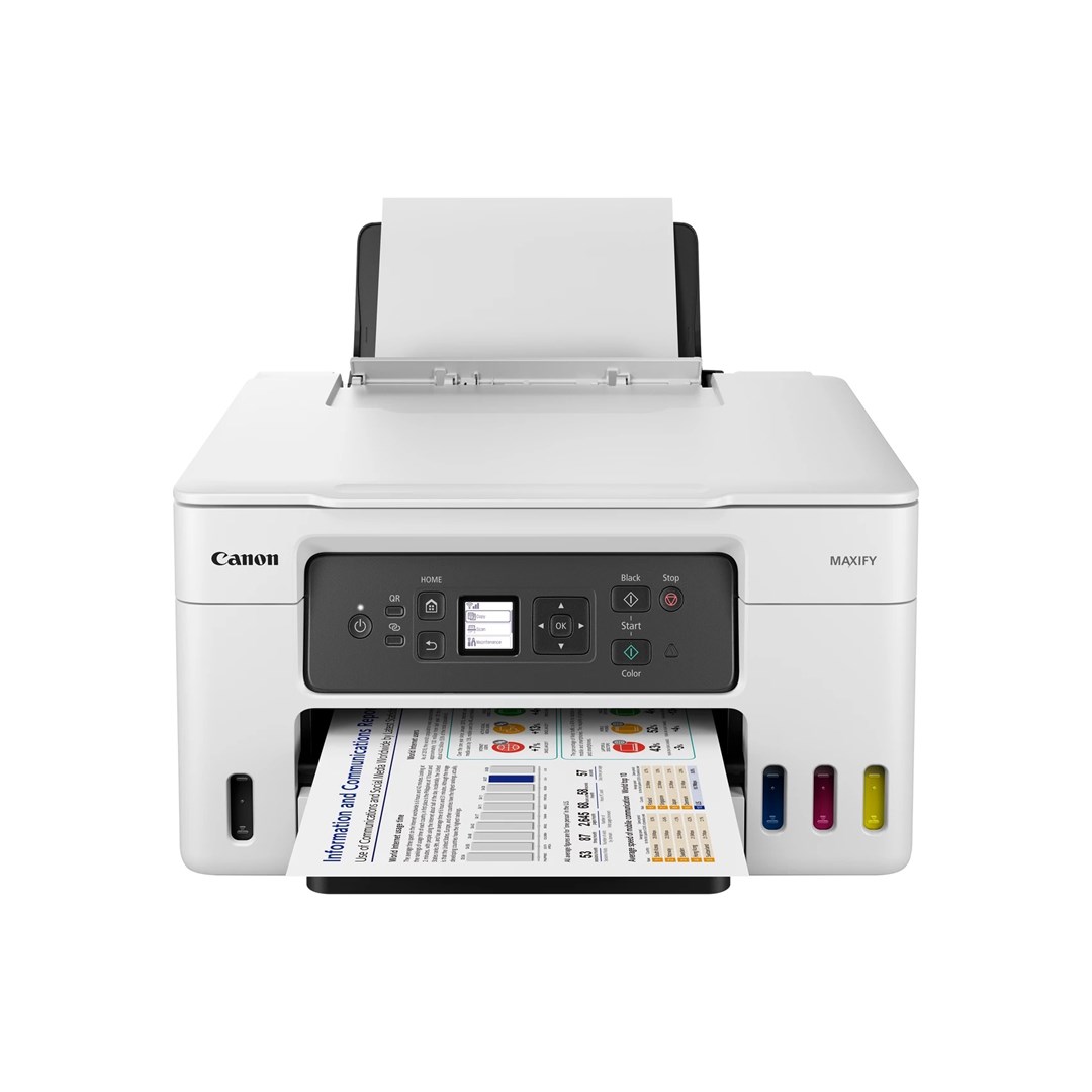 Multifunkcijski printer CANON MAXIFY GX3050 (tintni s punjivim spremnicima tinte, u boji, ispis/kopiranje/skeniranje, A4, automatski duplex, Wi-Fi, USB)-3