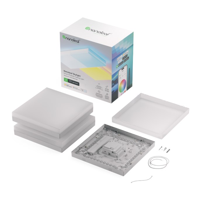Pametna stropna rasvjeta NANOLEAF Skylight Smarter Kit (3 panela)-6