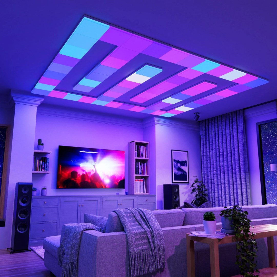 Pametna stropna rasvjeta NANOLEAF Skylight Smarter Kit (3 panela)-3
