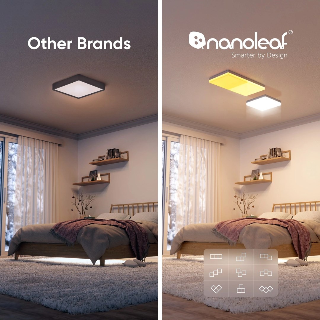 Pametna stropna rasvjeta NANOLEAF Skylight Smarter Kit (3 panela)-2