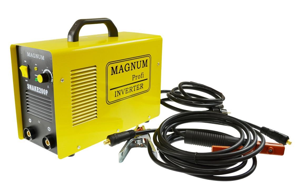 Inverterski aparat za zavarivanje MAGNUM SNAKE 200P (200A, MMA, set)-0