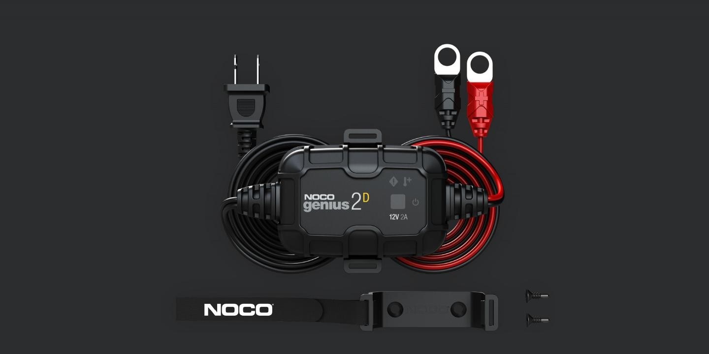 Punjač baterija NOCO GENIUS2DEU (2A, IP65, LED indikatori, otporan na vodu, otporan na ogrebotine)-5