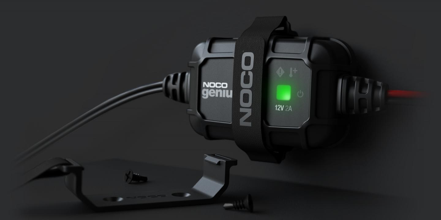 Punjač baterija NOCO GENIUS2DEU (2A, IP65, LED indikatori, otporan na vodu, otporan na ogrebotine)-2