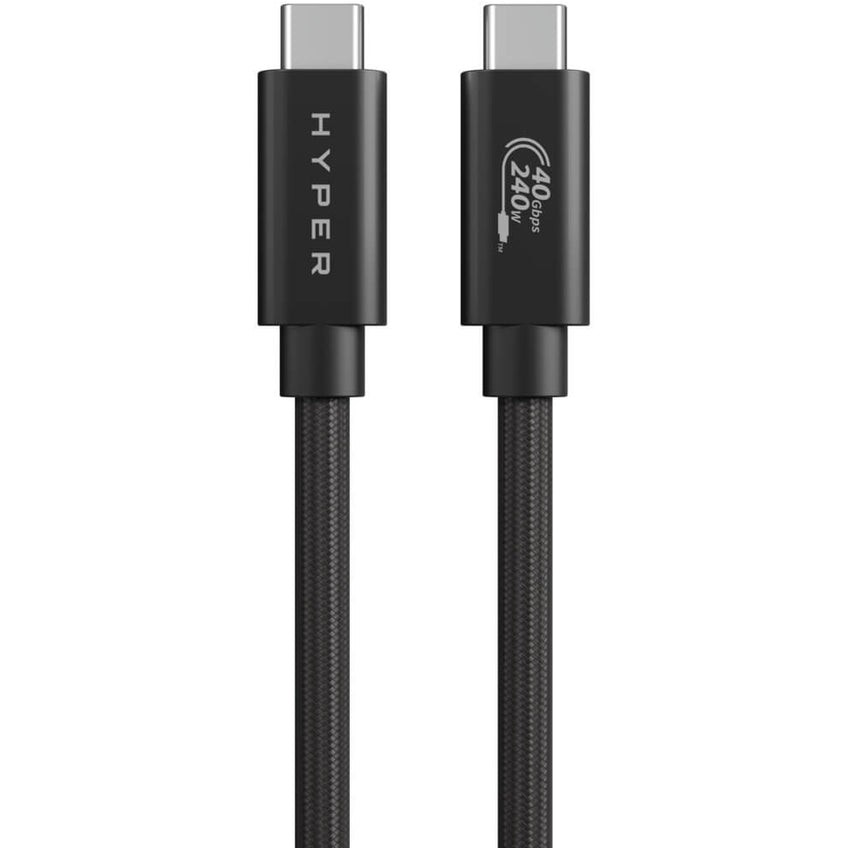 Kabel HYPER HyperDrive Next USB cable (USB4 gen 3x2, 1.2 m, USB C, crna)-1