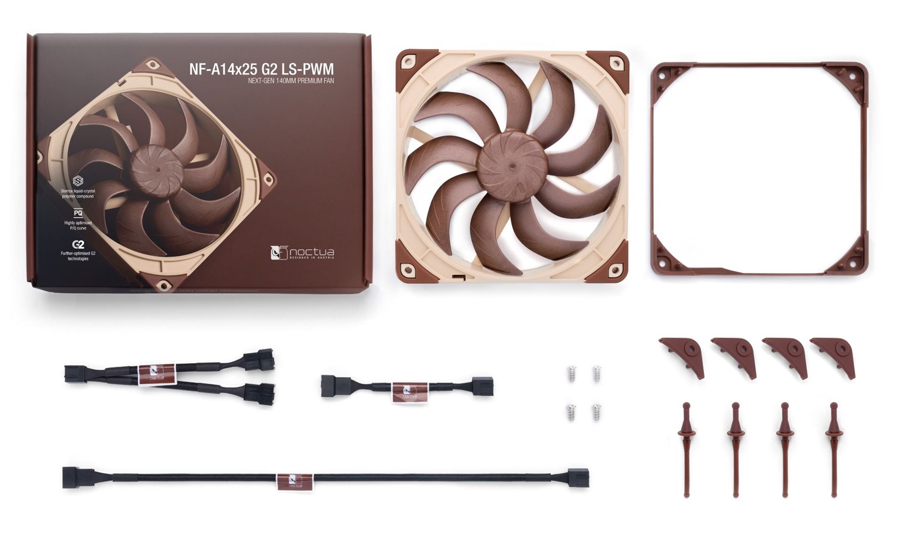 Ventilator za kućište NOCTUA NF-A14X25 G2 LS-PWM (140mm, PWM)-4