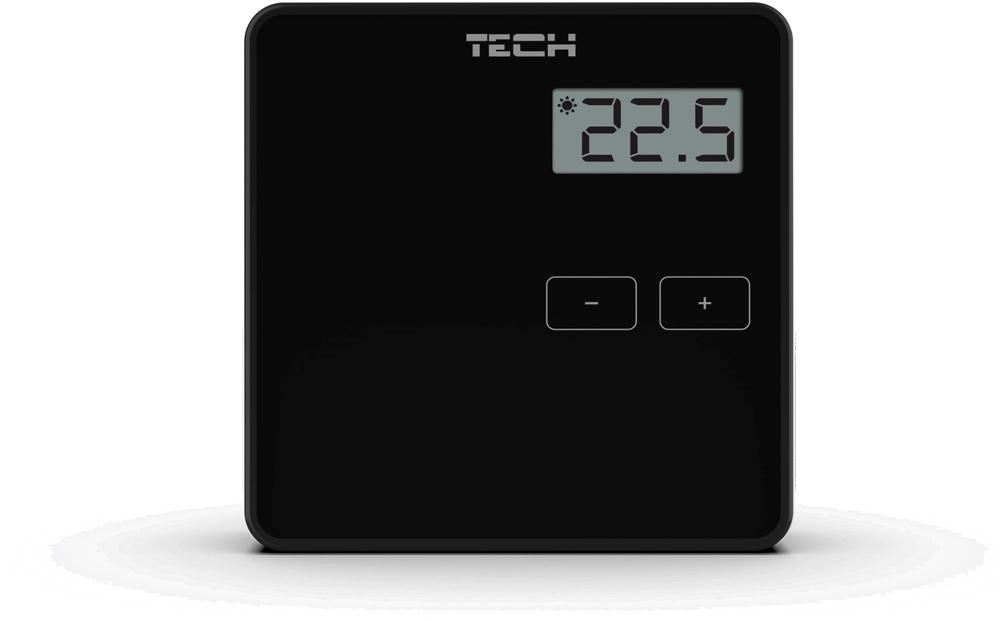 Sobni termostat TECH ST-294v1 (žičani, zaslon osjetljiv na dodir, tjedni program) crni-0