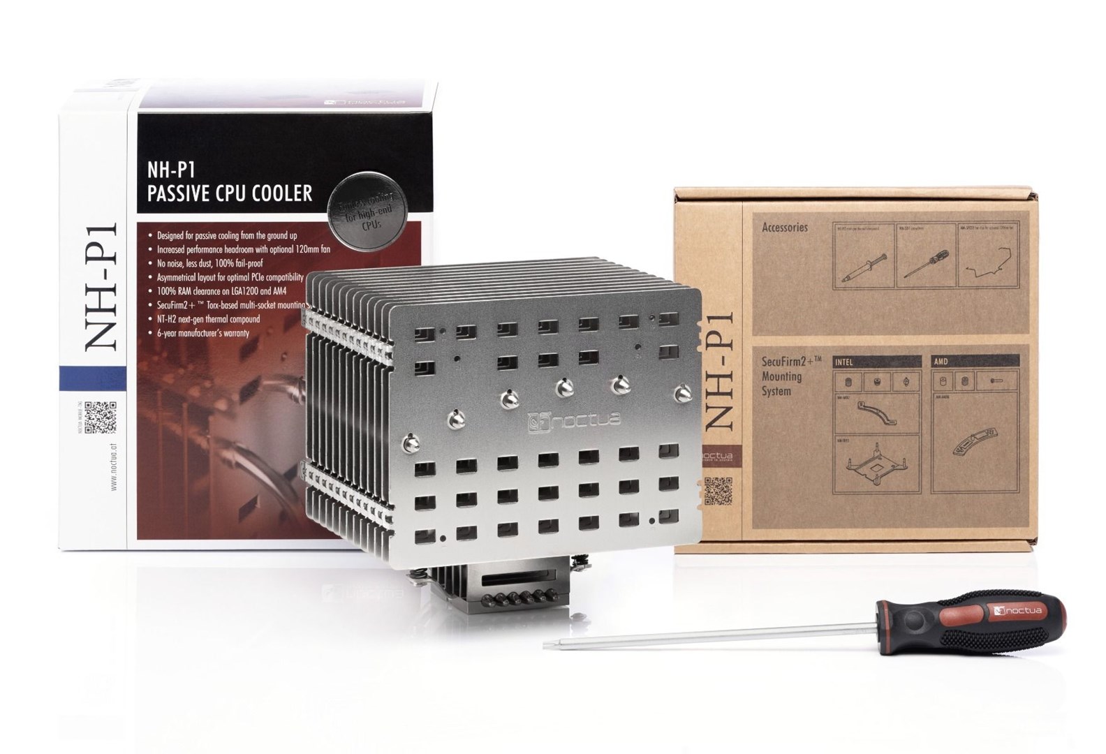 Hladnjak NOCTUA NH-P1 (tip heatsink, podržani procesorski utori LGA 2066, Socket AM4, LGA 1155, Socket AM3, LGA 1150, LGA 2011, Socket AM3+, Socket FM2+, LGA 1200, Socket FM1, LGA 1151, LGA 2011-v3, Socket AM2+, Socket FM2, Socket AM2, LGA 1156)-3