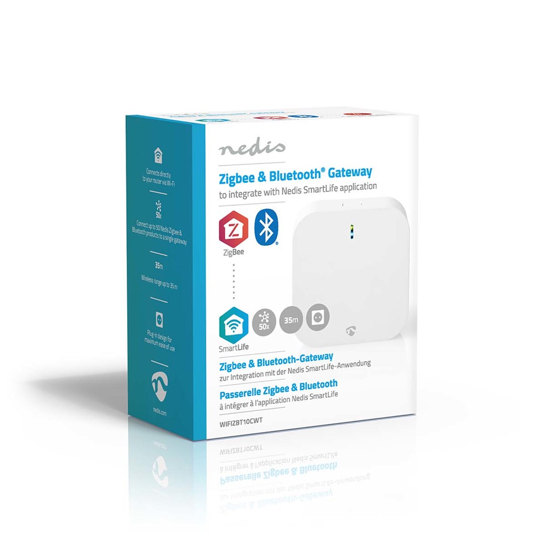 Nedis SmartLife Bluetooth Gateway WIFIZBT10CWT (Wi-Fi, Smart Home Hub)-7