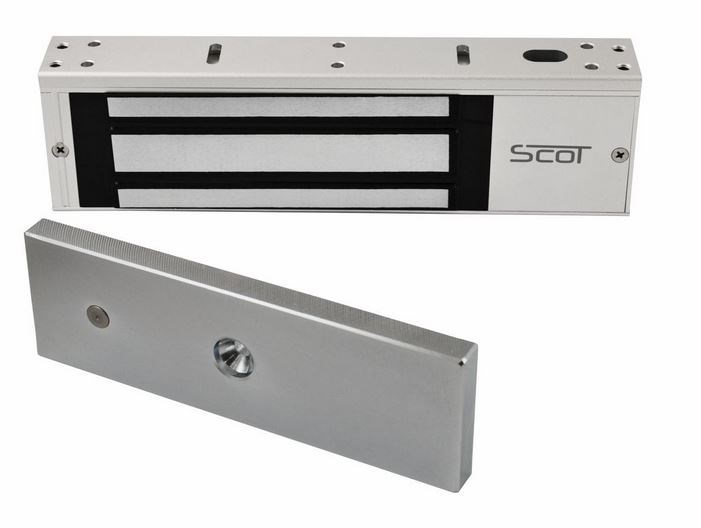 Elektromagnetska brava SCOT EL-1200SL2 (dvostruka, 545 kg, s relejnom signalizacijom)