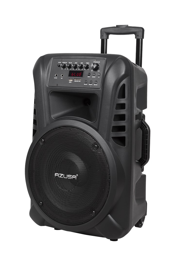 Prijenosni aktivni zvučnik AZUSA AZ-1201 (12", 40W, Bluetooth, 2 mikrofona)-0