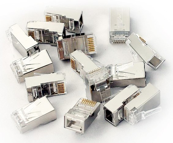 Mrežni konektor DIGITUS A-MO6A 8/8S (RJ45, Cat.6A, oklopljen, AWG 24-26, 100 kom)