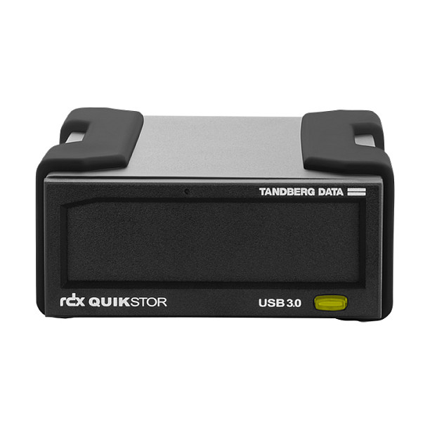 Storage drive OVERLAND-TANDBERG RDX External drive (sustained data rate 260 MB/s, access time 15 ms, media type RDX cartridge, mean time between failures 550000 h)