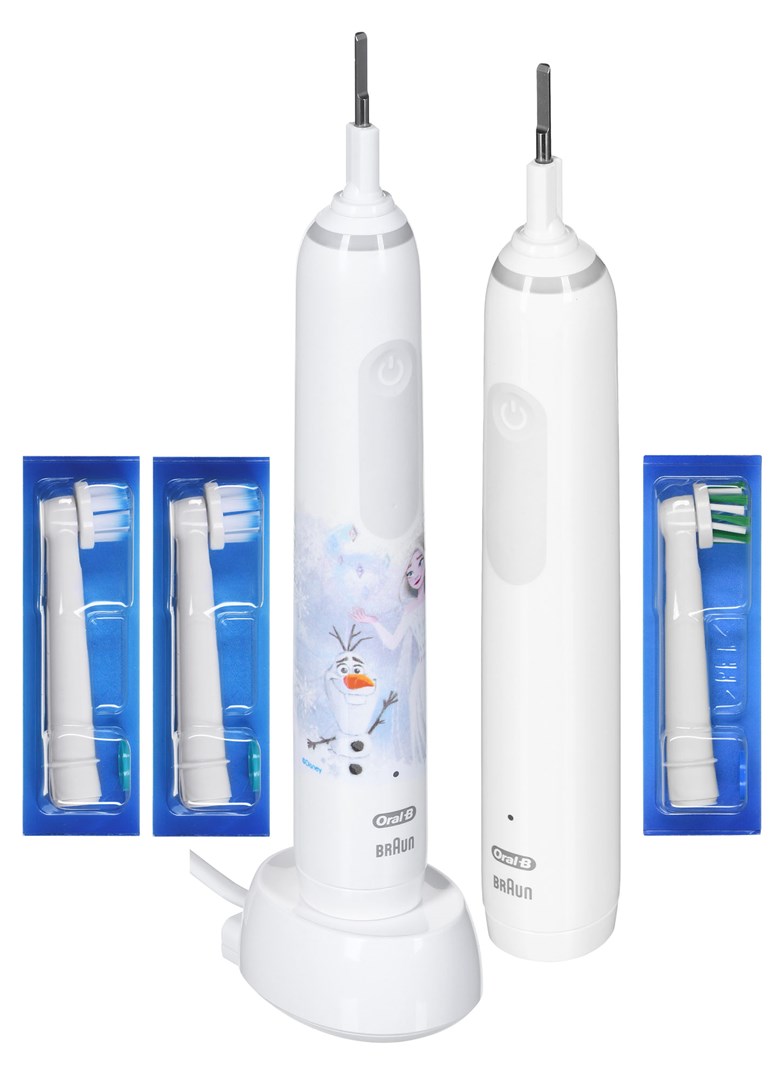Električna četkica za zube BRAUN Oral-B Pro 3 3000 White + Oral-B Junior Frozen-12