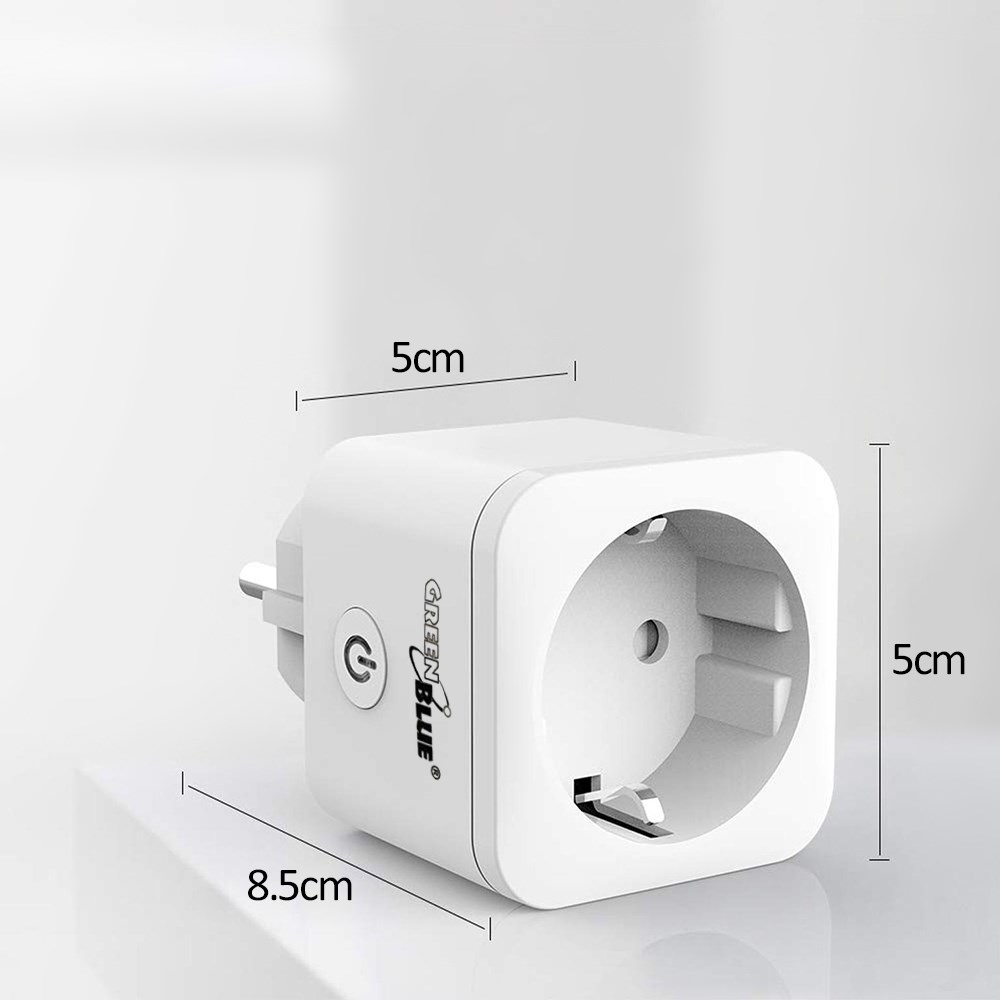 WiFi pametna dvostruka utičnica GREENBLUE GB720 (mjerenje potrošnje, 3680W)-4