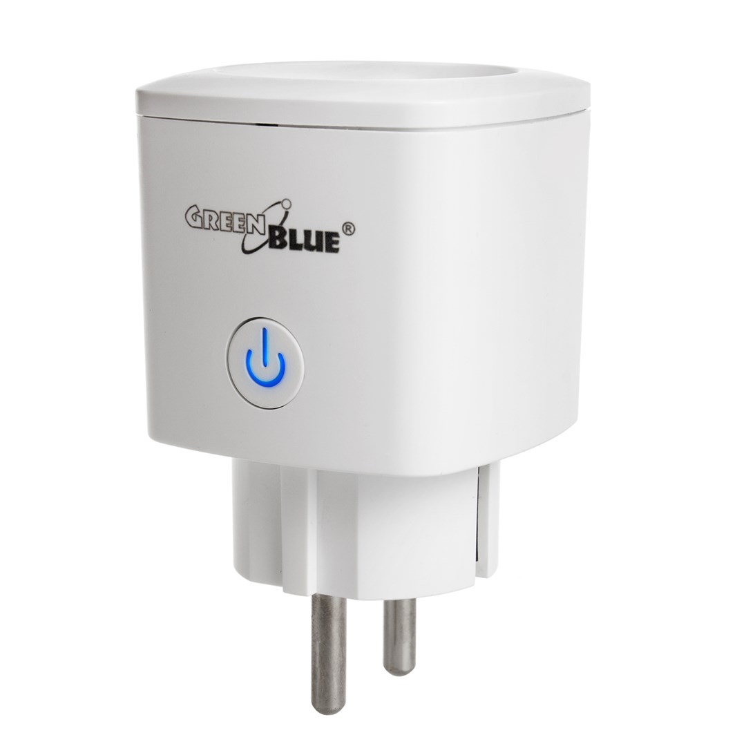 WiFi pametna dvostruka utičnica GREENBLUE GB720 (mjerenje potrošnje, 3680W)