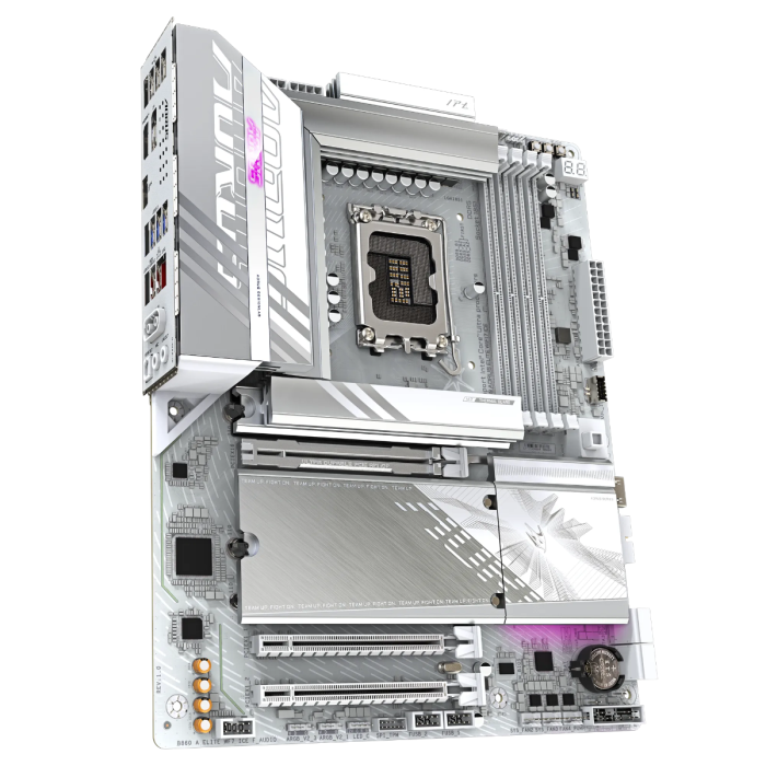 Matična ploča GIGABYTE B860 AORUS ELITE WIFI7 ICE (Intel Core Ultra Series CPUs, do 9200MHz DDR5, 1xPCIe 5.0 + 2xPCIe 4.0 M.2, 2.5GbE LAN, WIFI 7, USB 4)-2