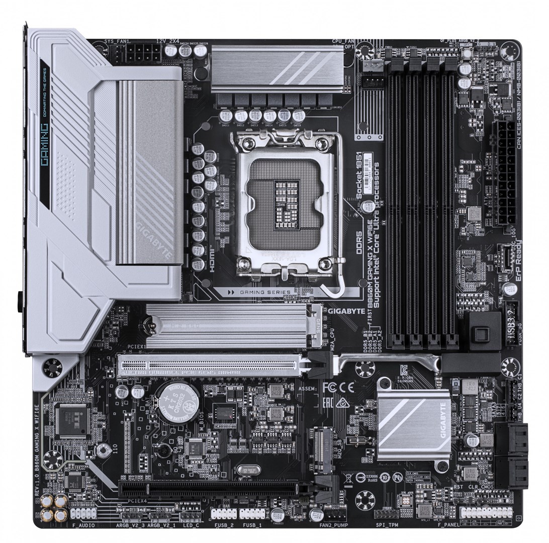 Matična ploča GIGABYTE B860M GAMING X WIFI6E (ATX, LGA1851 Socket, AMD B850)-1