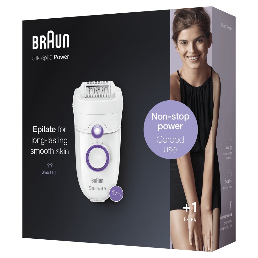 Braun Silk-epil SE5505P Epilator White-5