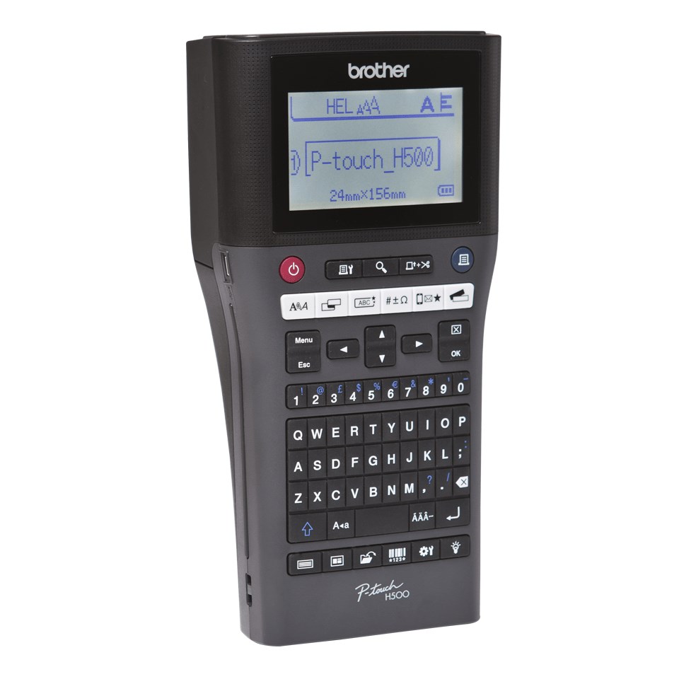 Printer za naljepnice BROTHER PT-H500 (180 x 180 DPI, 30 mm/sec, Wired, TZe, QWERTY)-0