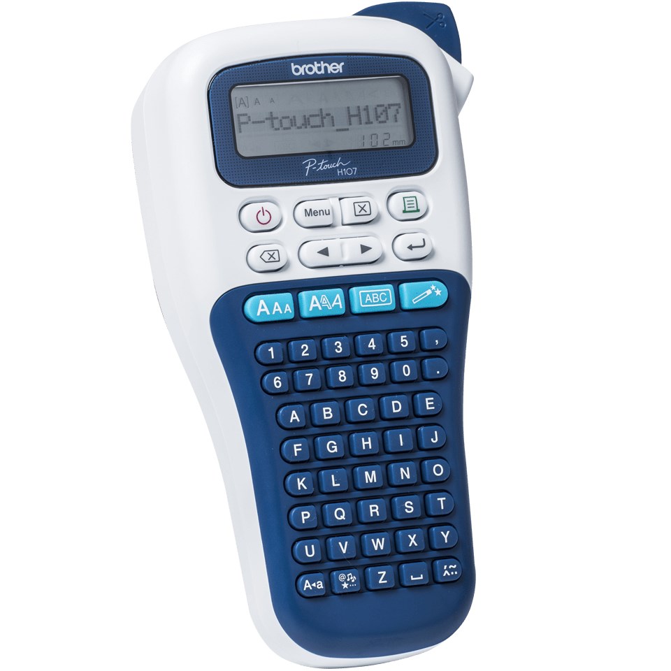 Brother PTH-107BRE1 | Mono | Thermal | Label Printer | White/ Blue-2