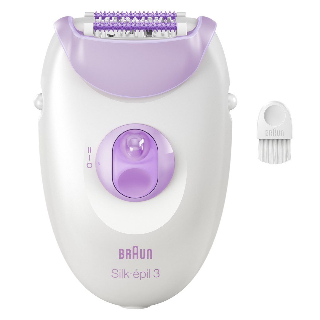 Epilator BRAUN SE3-000 Silk épil 3 (2 brzine, bijelo/ljubičasta)-2