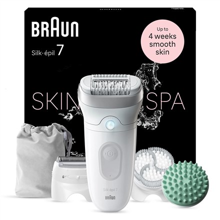 Epilator BRAUN Silk-épil 7 7-081 (40 pinceta, Wet & Dry, bežični, 40 min rada, bijeli)-2