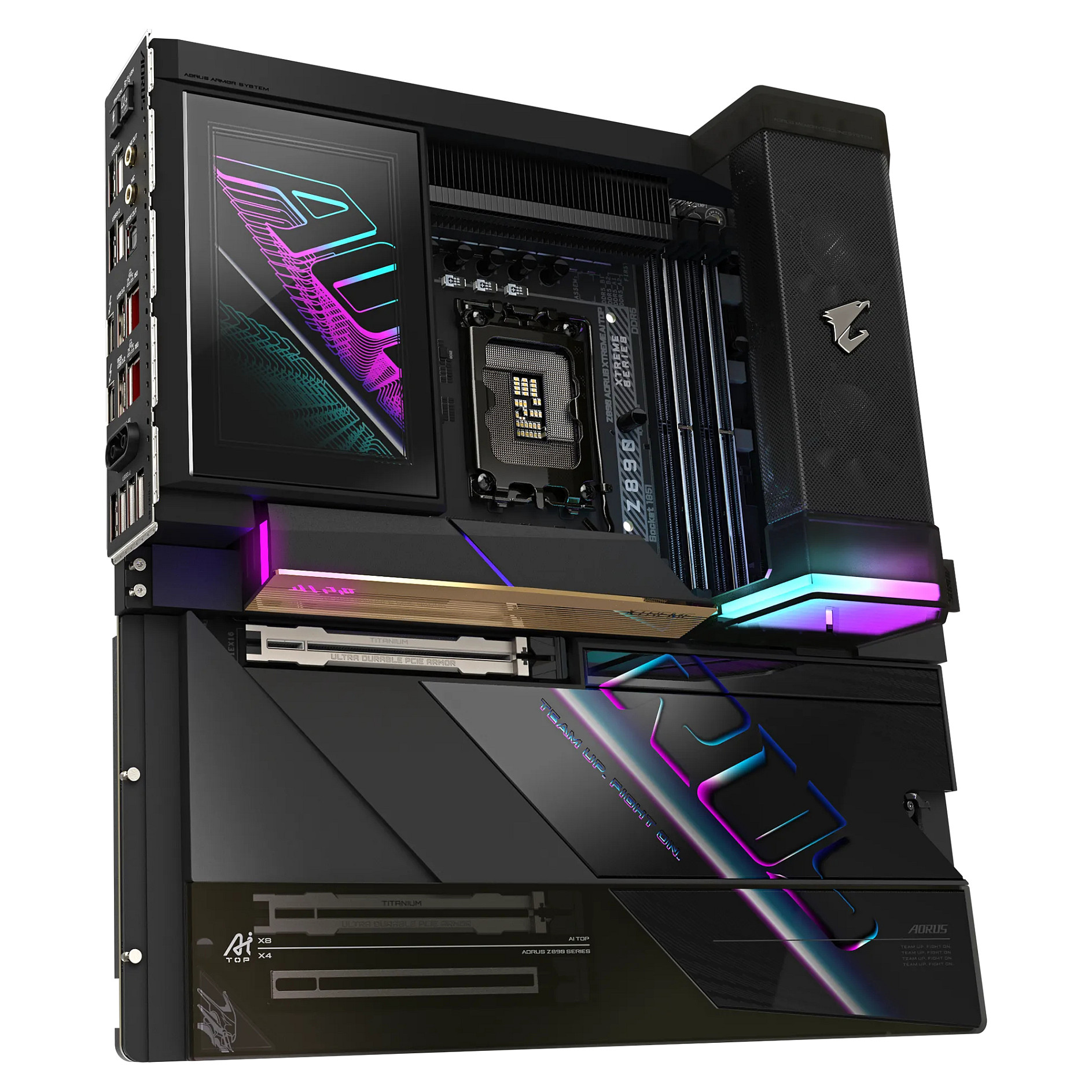 Matična ploča GIGABYTE Z890 AORUS XTREME AI TOP (Podržava Intel Core Ultra (Serija 2) procesore, 22+1+2 faze VRM, do 9500MHz DDR5 (OC), PCIe 5.0 M.2, Wi-Fi 7, Thunderbolt 5)-2