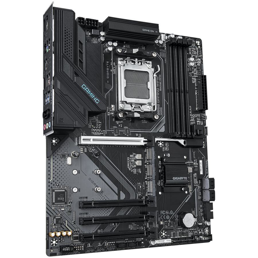 Matična ploča GIGABYTE B850 GAMING WIFI6 (AMD Ryzen 9000 Series CPUs, 6+2+2 Phasen Digital VRM, do 8200MHz DDR5 (OC), 1xPCIe 5.0 + 2xPCIe 4.0 M.2, GbE LAN, WIFI 6, USB 3.2 Gen 2)-2