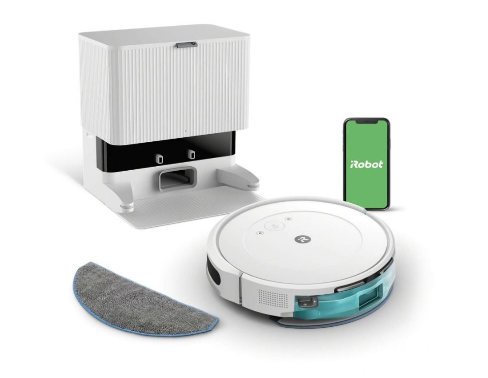 iRobot Roomba Combo Essential 2 cleaning robot + AutoEmpty docking station (white)-5