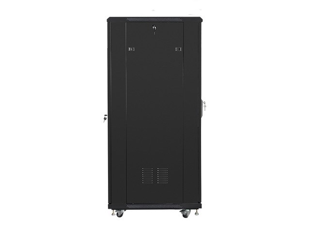 Samostojeći rack ormar LANBERG FF01-6832-12B (19", 32U, 600x800 mm, stakleno prednje krilo, crna boja)-1