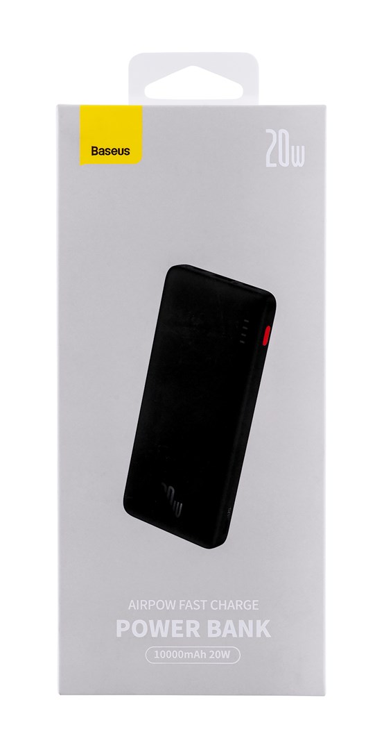 Powerbank BASEUS Airpow 10000 mAh (Crna, 20 W, Power Delivery, USB Type-C, Micro-USB)-7