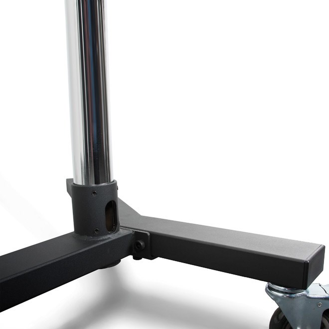 Stalak za TV B-TECH BT8506 (165.1 cm (65''), 4 kotača, nosivost 130 kg, crna boja)-3