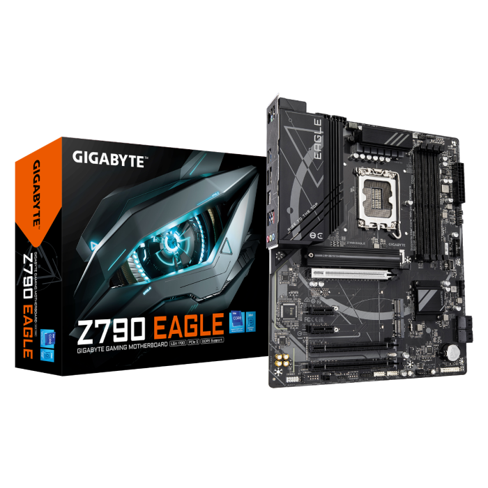 Matična ploča GIGABYTE Z790 EAGLE (Podržava 14. Gen. Intel Core CPU, do 7600MHz DDR5 (OC), 3xPCIe 4.0 M.2, 2,5GbE LAN, USB 3.2 Gen 2)