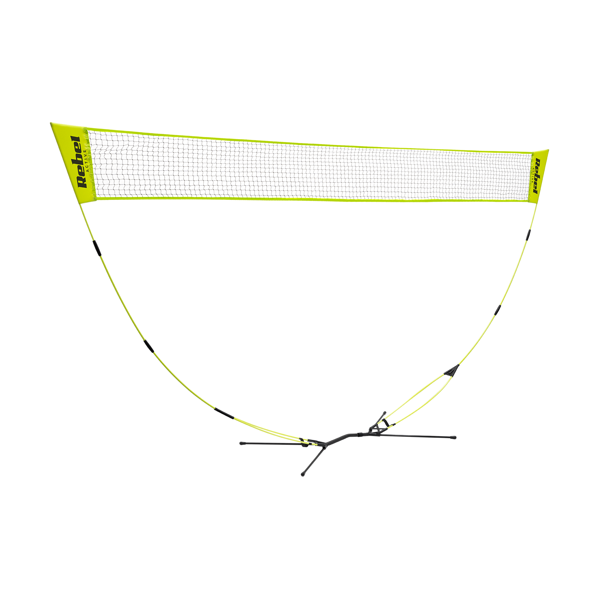 Sklopiva mreža za badminton REBEL ACTIVE RBA-4105 300 × 150 cm-0