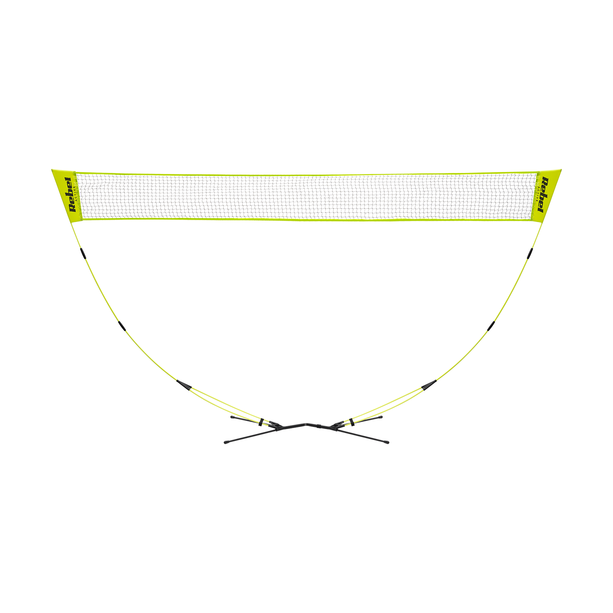 Sklopiva mreža za badminton REBEL ACTIVE RBA-4105 300 × 150 cm-1
