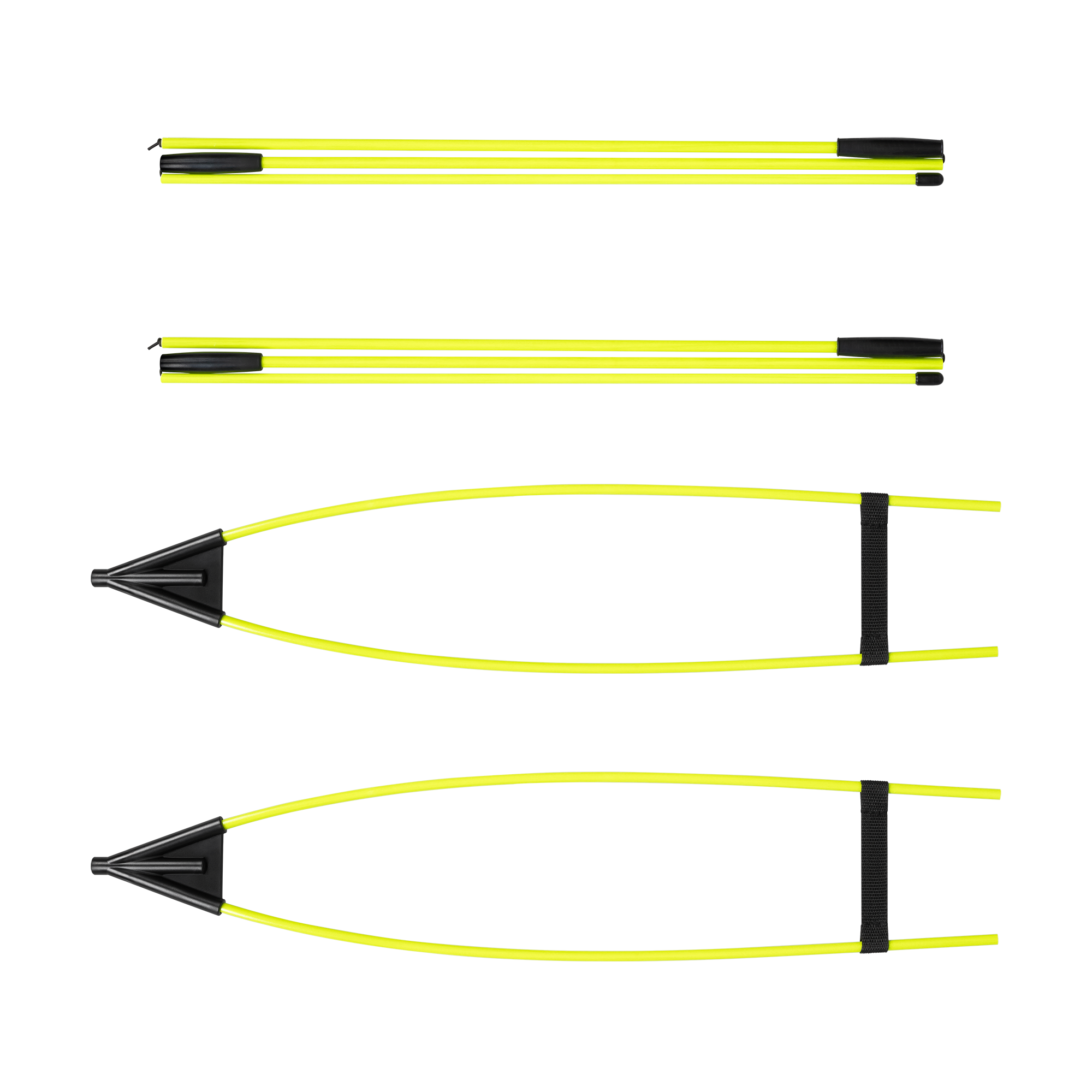 Sklopiva mreža za badminton REBEL ACTIVE RBA-4105 300 × 150 cm-4