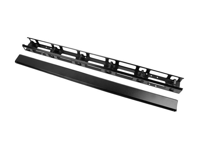 Vertikalni organizator kabela LANBERG AK-1207-B 27U (2 komada, crni, za 19-inčne ormare)-1