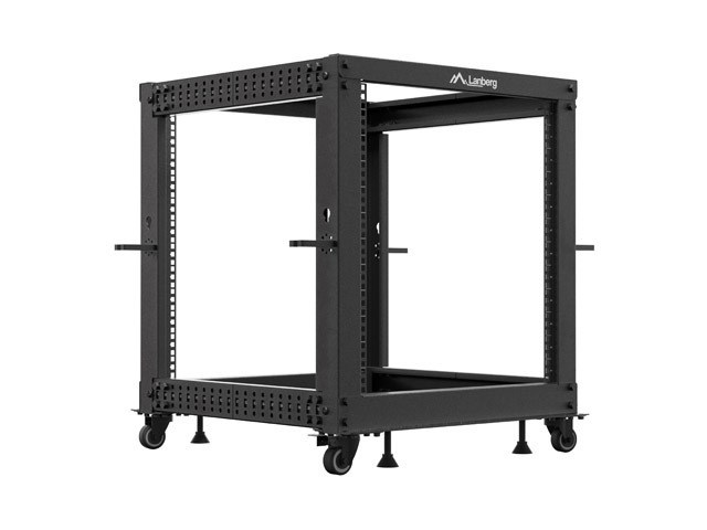 Rack ormar LANBERG OR02-6612-B 19" 12U otvoreni, podesiva dubina 600-1100mm-0