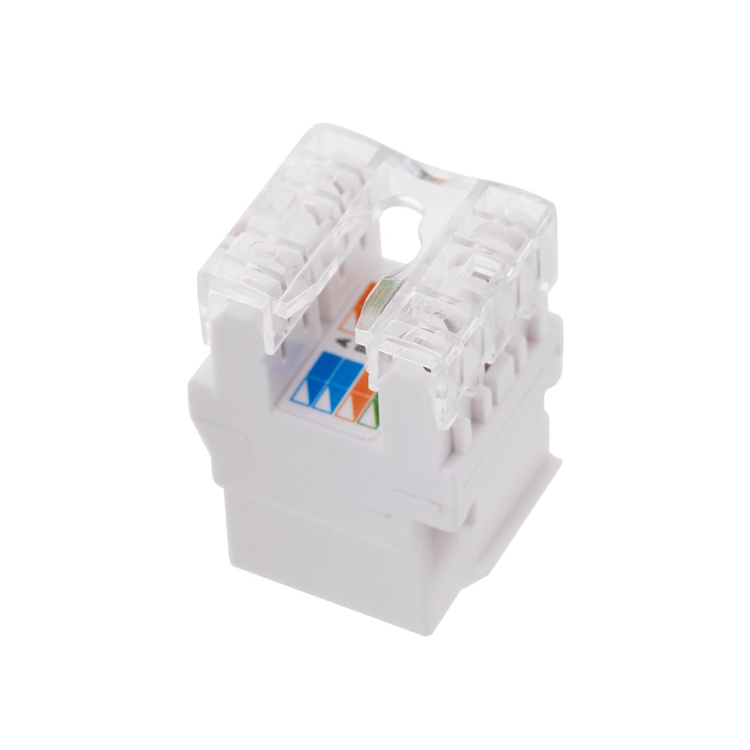 Konektor Alantec MKN-U5-1 (RJ45, bijeli, ženski, ABS sintetika, bronca)-4