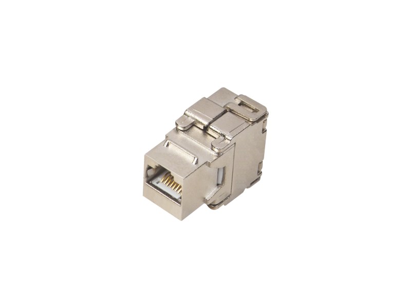 Konektor Alantec MKB-S6-1 (RJ45, Srebrna, Metal, Ženski, Ravno)-0
