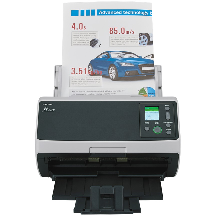 Dokumentscanner FUJITSU fi-8190 (ADF, 90 ppm, 600 x 600 DPI, USB 3.2, crna, siva)-21